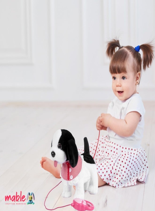 MABLE لعبة كلب مابل دافي التي تعمل بجهاز تحكم عن بعد للأطفال | جرو قطيفة يمشي وينبح بفرو ناعم | لعبة كلب تفاعلية تعمل بجهاز تحكم عن بعد للأولاد والبنات | هدية لعب ممتعة | ألعاب أطفال من عمر 3 سنوات فما فوق - Image 4